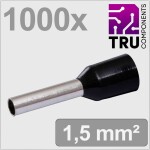 Weidmüller 9025900000 sada dutinek 0.5 mm², 0.75 mm², 1 mm², 1.5 mm², 2.5 mm² částečná izolace oranžová, bílá, žlutá, če