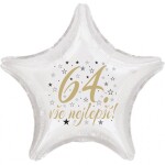 64. narozeniny balónek hvězda Balonky.cz 64. narozeniny balónek hvězda Balonky.cz