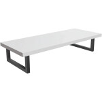 CERANO - Deska pod umyvadlo Navira Pro + podpěrná konzole - bílá matná - 70x46x3,6 CER-6061184
