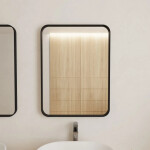 Zrcadlo SAT 60x80 cm černá SATZOB6080CE SATZOB6080CE