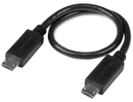 StarTech Micro-USB černá / Kabel / Micro-USB / 20 cm / USB 2.0 (UUUSBOTG8IN)