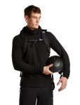 ICEBREAKER Mens Merino 400 RealFleece Grid Pulover Hood, Black (vzorek) velikost: M