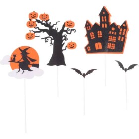 Dortisimo Zapichovací dekorace na dort Halloween Strašidelný dům