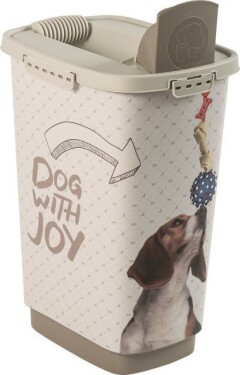 ROTHO Kontejner na krmivo CODY 25L - DOG WITH JOY