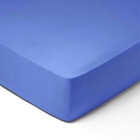 DekorTextil Napínací jersey prostěradlo světle modré ROZMĚR: (š/d/v) 100 x 220 x 20 cm