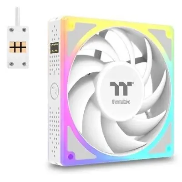 Thermaltake TOUGHFAN EX 140 ARGB Sync bílá / Ventilátor / Hydraulic Bearing / 140mm / 30.7dB / 500–2000rpm / 3ks (CL-F213-PL14SW-A)