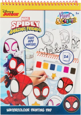 Omalovánky s vodovkami Spidey
