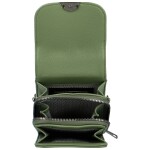 Stylová dámská koženková crossbody kapsa Gabrisa, zelená