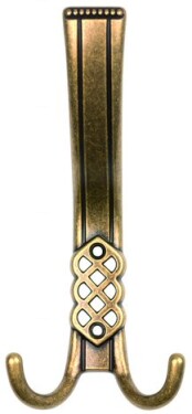 Tulip Nábytkový věšák rustikální Aramis M starozlatá, 1 ks (284273)