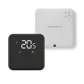 Honeywell Home DT4R + R9H černá / Sada bezdrátového termostatu / spínací jednotka (YT42BRFT22)