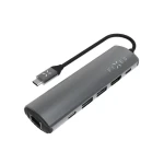 Usb hub 6-portový hliníkový Usb-c Fixed hub Pro, Pro, notebooky tablety,