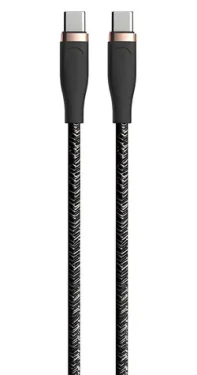 Devia Star Series černá / USB kabel / USB-C - USB-C / 1.5 m (6938595387654)