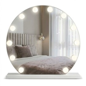 REA - Zrcadlo LED HOLLYWOOD White 50 cm HOM-12016