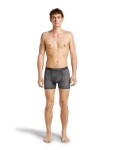 Pánské merino boxerky ICEBREAKER Mens 150 Anatomica Boxers Transition, Obsidian/Proto Grey/Black/AOP velikost: M