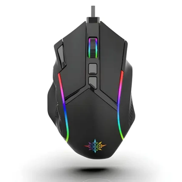 INCA IMG-351 černá / Herní myš / optická / RGB / 12800 DPI / 12 tlačítek / USB-A / 1,8 m (IMG-351)