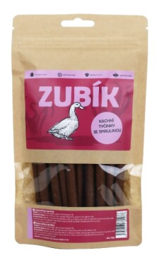 Jopopet ZUBÍK Kachní tyčinky se spirulinou 200g