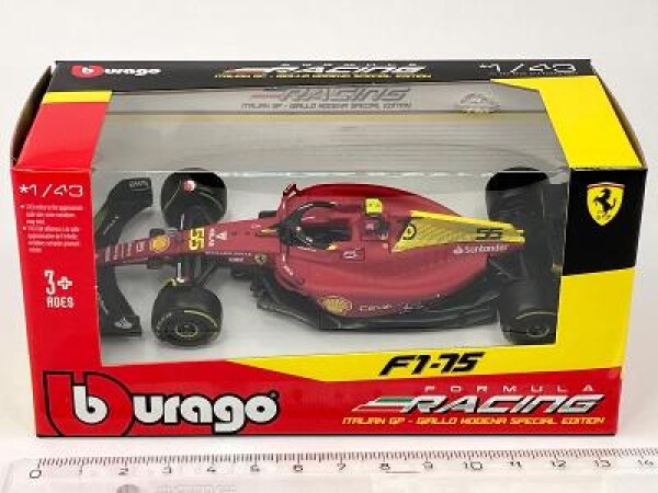 Scuderia Ferrari F1-75 #55 2022 Monza C.Sainz Jr. 1/43 Bburago (H41-x)