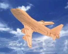 WOODCRAFT Dřevěné 3D puzzle Boeing