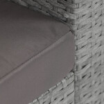 Zahradní sestava, polyratan, šedá, AZ-F1911 GREY