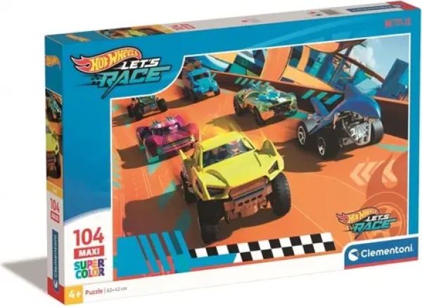 Clementoni PUZZLE Hot Wheels MAXI