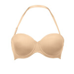 Padded Basic strapless podprsenka s kosticí s výztuží, var. ramínka 5640 desert - RosaFaia 753 desert 80E