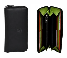 Dámská peněženka BHPC Colorfull zip - černá BH-2965-01 černá