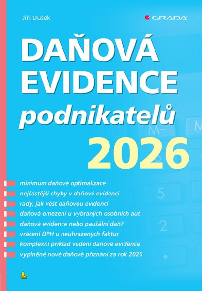 Daňová evidence podnikatelů 2026 - Jiří Dušek