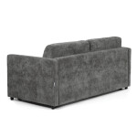 Dvoumístná rozkládací pohovka, šedá, látka, ASB-C3900 GREY2