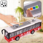 MalPlay Trolejbus interaktivní městský autobus s pohonem 1:16 otevírání dveří