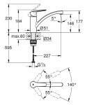 GROHE - QuickFix Start Dřezová baterie, chrom 30530002