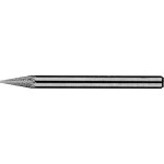 PFERD 21214183 frézovací kolík tvrdokov Špičatý kužel Délka 41 mm Vnější Ø 3 mm Pracovní délka 11 mm Ø hřídele 3 mm 1 ks