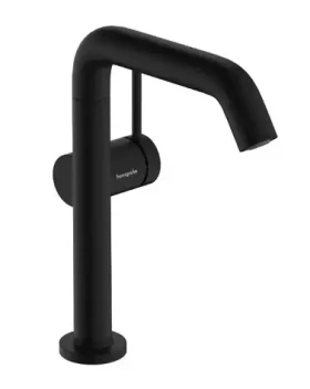 Hansgrohe - Umyvadlová baterie s výpustí Push-Open, CoolStart, EcoSmart, matná černá (73360670)