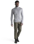 ICEBREAKER Mens Merino 260 Quantum IV LS Zip, Metro Heather velikost: M