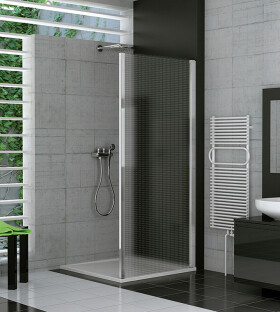 SanSwiss TOPF 1000 50 30 Boční stěna 100 cm, aluchrom/mastercarré