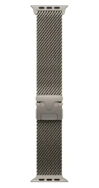 Apple Watch 49 mm Natural Titanium Milanese Loop Large / Řemínek milánský tah / titan / 44–49 mm (MGHQ4ZM/A)