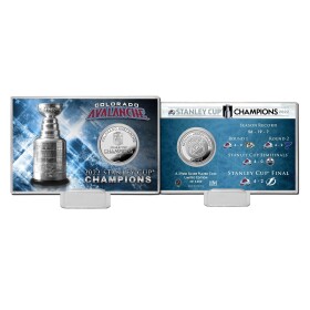 Highland Mint Pamětní mince Colorado Avalanche NHL 2022 Stanley Cup Champions Silver Mint Coin