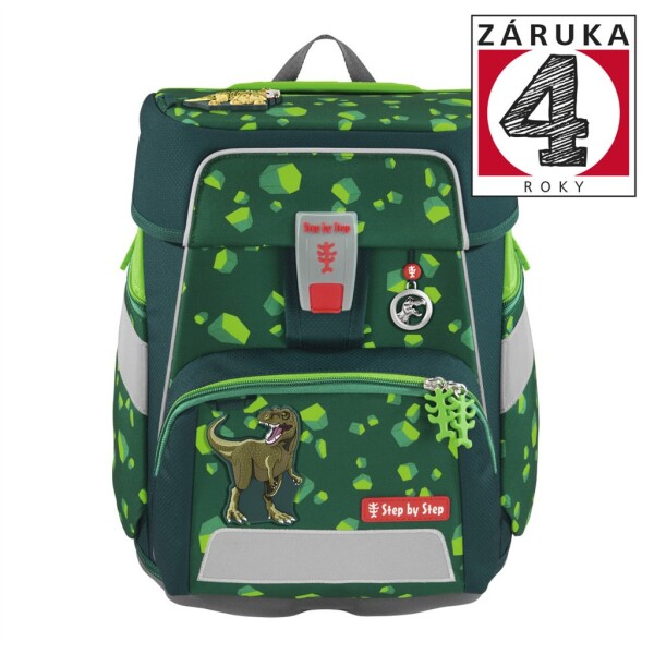 Školní aktovka Step by Step SPACE, Dino Targo - 5 dílný set, AGR certifikát