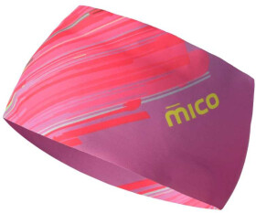 Běžecká čelenka Mico WOMAN HEADBAND EXTRA DRY - růžová