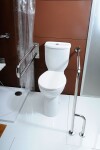 SAPHO - HANDICAP WC kombi zvýšený sedák, spodní odpad, bílá BD301.410.00