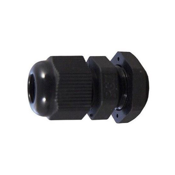 Kabelová průchodka PG-7 pro kabel 3-6,5mm černá
