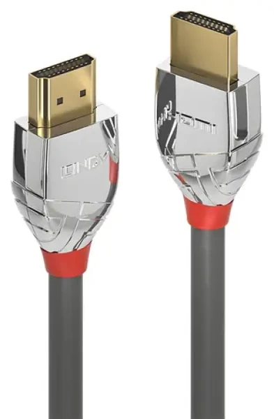 Lindy Cromo Line černá / HDMI kabel / 0,5 m / High Speed / 4K 4096 x 2160 (37870)