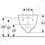 GEBERIT - Selnova Compact Závěsné WC, 490x355 mm, Rimfree, bílá 500.377.01.2