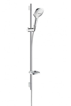 HANSGROHE - Raindance Select E Sprchová souprava 120, 3 proudy, EcoSmart 9 l/min, bílá/chrom 26623400