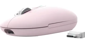 Trust Seron Slim růžová / Myš / Kancelářská / Optická / 3 200 DPI / USB + Bluetooth (26206)