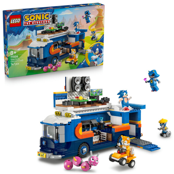 LEGO LEGO® Sonic the Hedgehog™ 77006 Velitelské vozidlo týmu Sonic