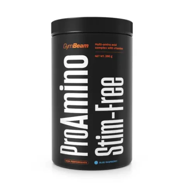 ProAMINO Stim-free - GymBeam (modrá malina, 390 g) (42874-6-390g-blueraspberry)