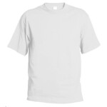 Triko TEESTA unisex bílé s krátkým rukávem 100% bavlna S bílé