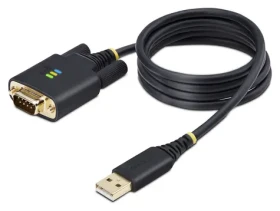 StarTech adaptér USB-A na RS232 DB9 / Adaptér / 1 m / FTDI IC / vyměnitelné šrouby/matice (1P3FFCB-USB-SERIAL)