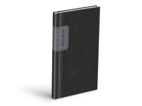 Týdenní diář 2026 MFP T806 kapesní - PU gray/dark gray