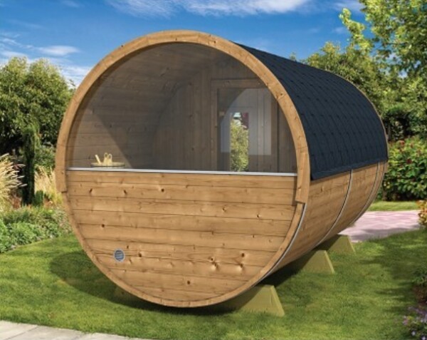 Prosklení pro sudové sauny, zadní, částečné CFSEO57L